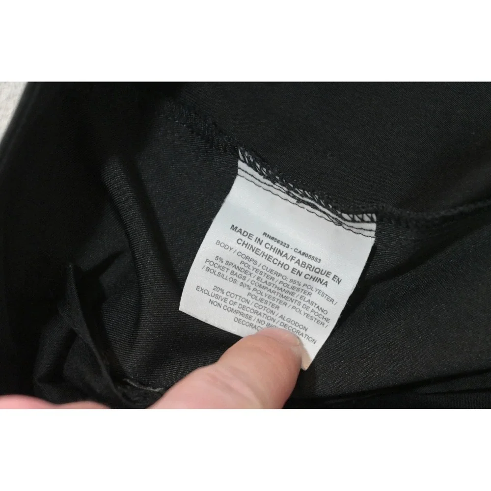Nike Golf Pants Mens 38x30 Black Dri-FIT Stretch Flat Front Trousers Excellent